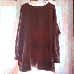 Tunic sweatshirt
